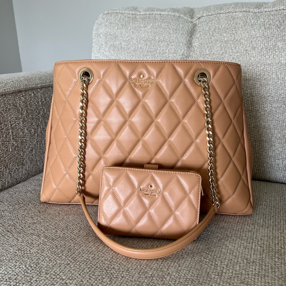 Kate Spade Quilted Shoulder Bag. Just the bag, no wallet. Great condition.